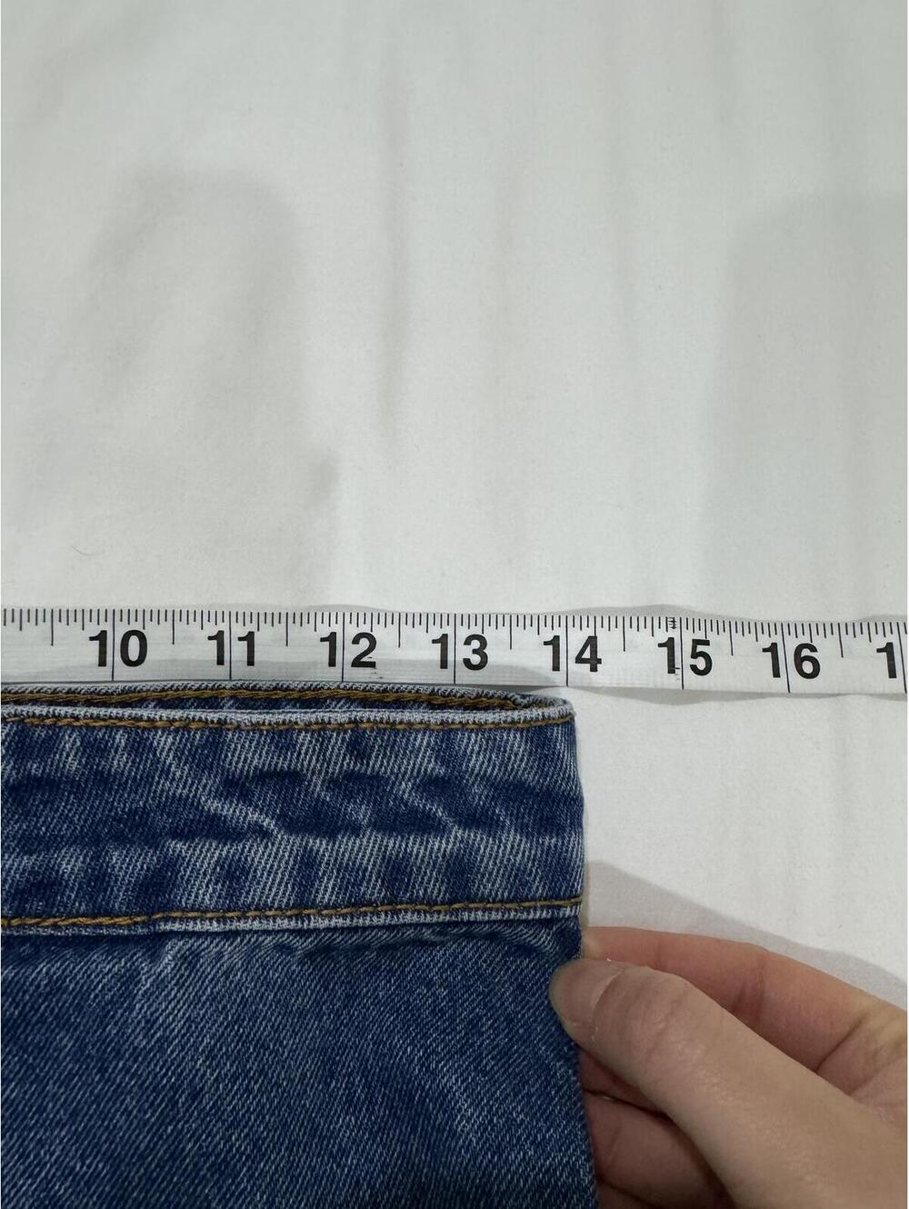 Lioness Denim Pleated Mini Skirt Medium Blue Wash Y2K Flare Drop Waist Flirt - Picture 7 of 9